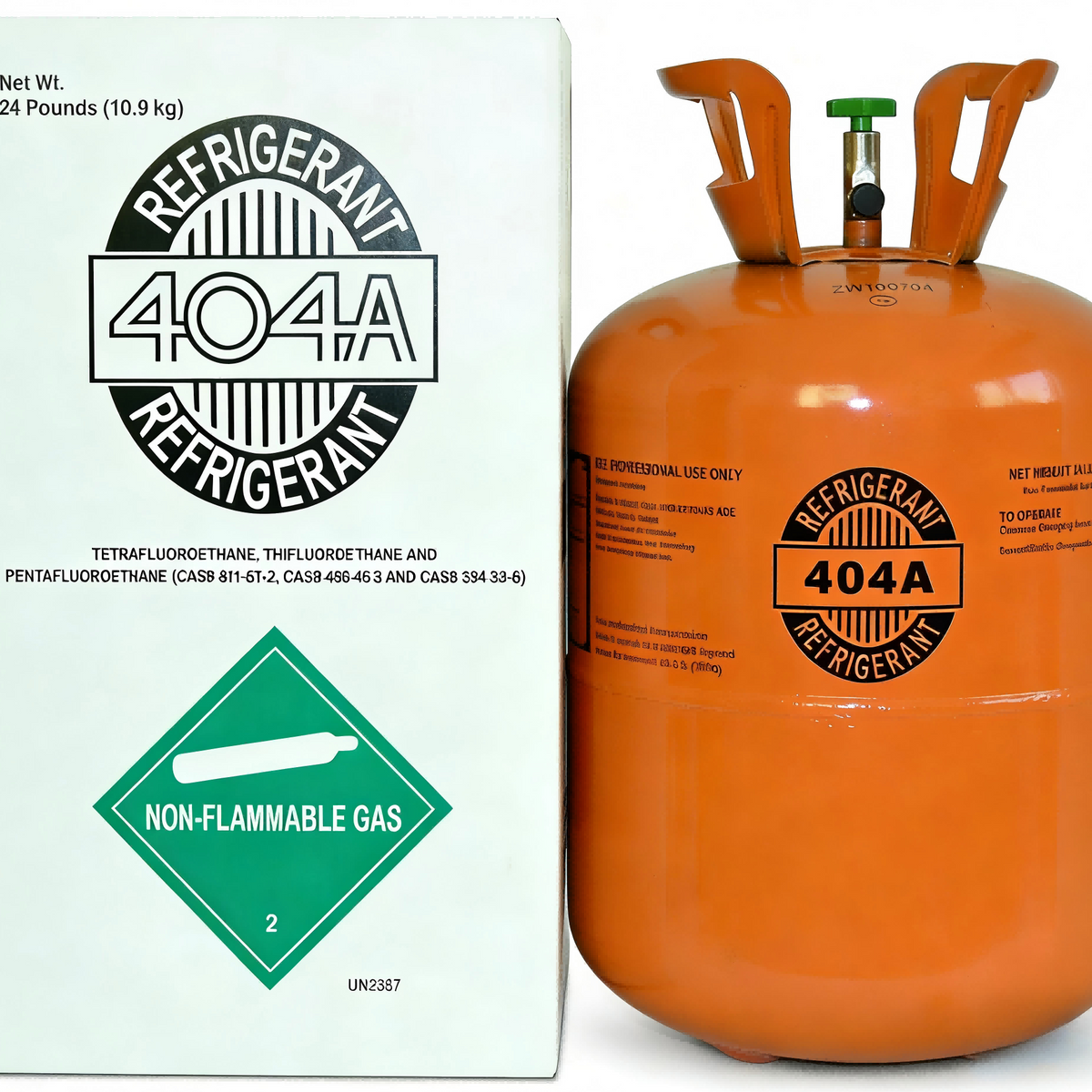 R404A 24lbs Refrigerant  100% Virgin New Factory Sealed Cylinder