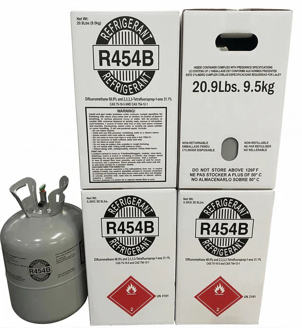 R454B 22lbs Refrigerant  100% Virgin New Factory Sealed Cylinder