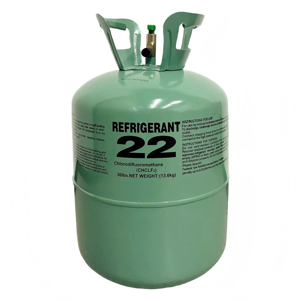 R22 30lbs Refrigerant  100% Virgin New Factory Sealed Cylinder