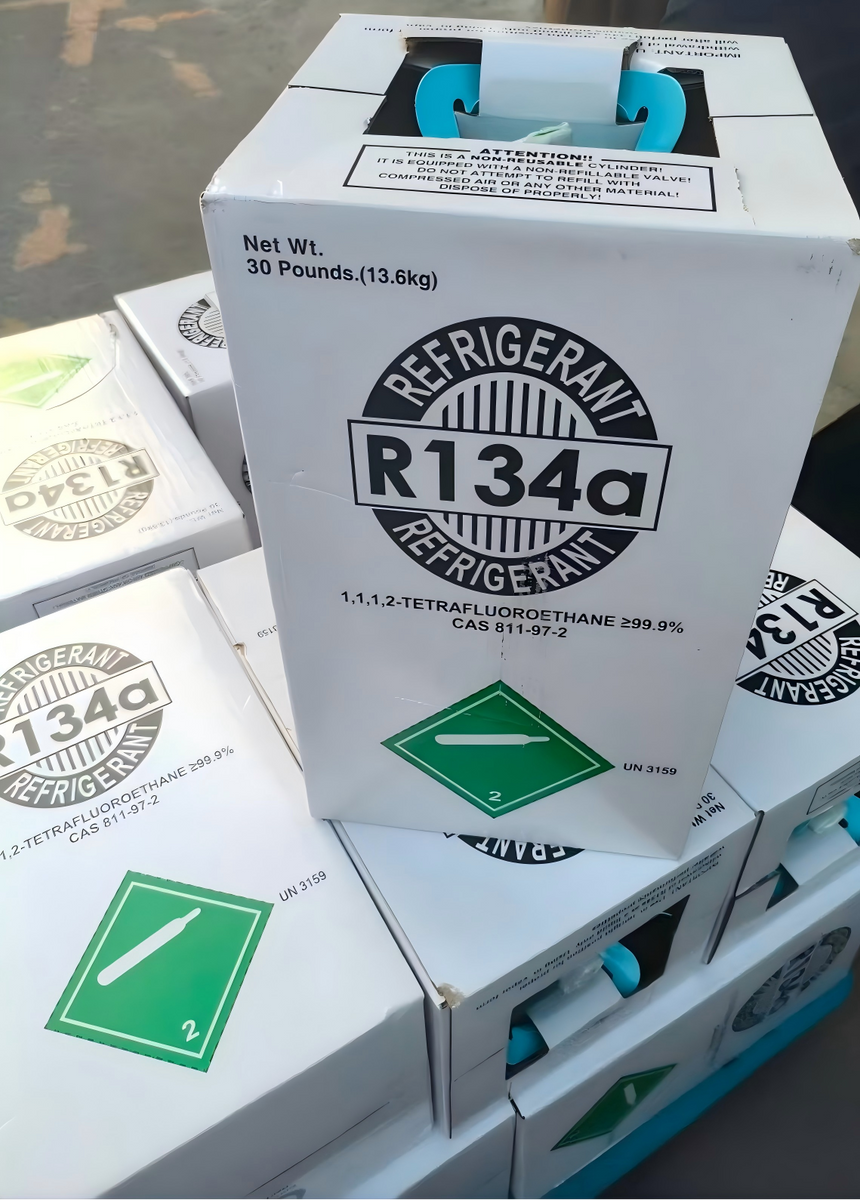 R134A 30lbs Refrigerant  100% Virgin New Factory Sealed Cylinder