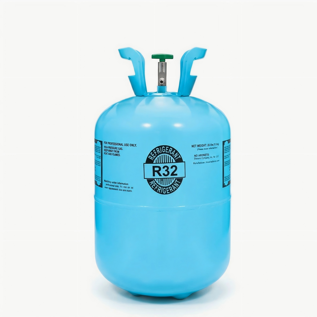 R32 20.91lbs Refrigerant  100% Virgin New Factory Sealed Cylinder